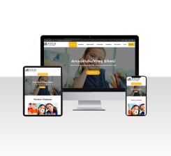 Hazır Kreş / Anaokulu Sitesi Web Tasarımı