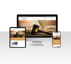 Hazır Avukat Hukuk Bürosu Sitesi Web Tasarımı